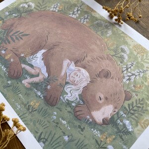 Forest Slumber Art Print image 4