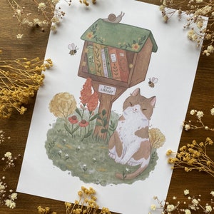 Tiny Library - Art Print