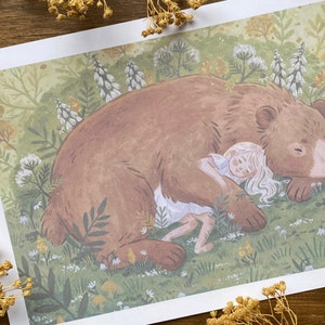 Forest Slumber Art Print image 5