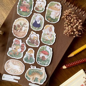 Cottagecore Dreams - Feuille d'autocollants