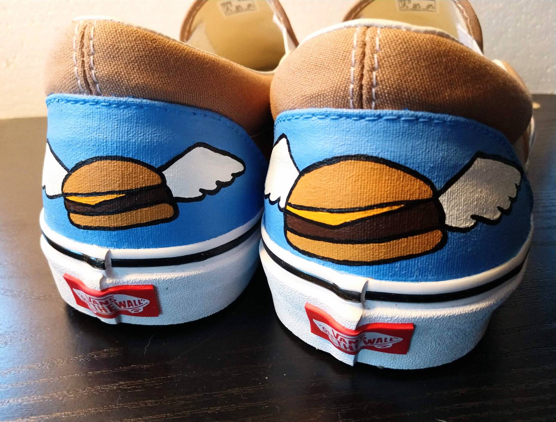Custom Hand Painted Bob's Burgers Shoes Large Bobs Etsy