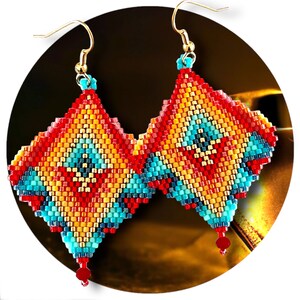 DIY PANAMA Pendant Pattern to Wave a Necklace, a Brooch or Earrings - Etsy