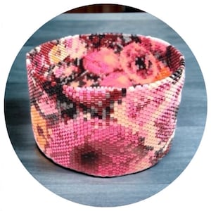 DIY RETRO Peyote bracelet pattern