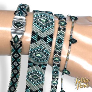 DIY Schéma peyote impair pour les 3 Bracelets EPINAL