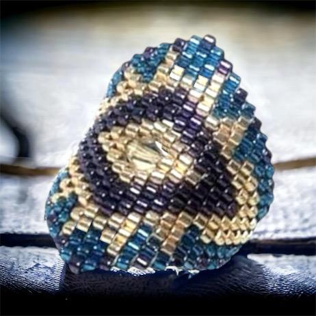 DIY ARIZONA Peyote or Brick Stitch Ring Pattern - Etsy