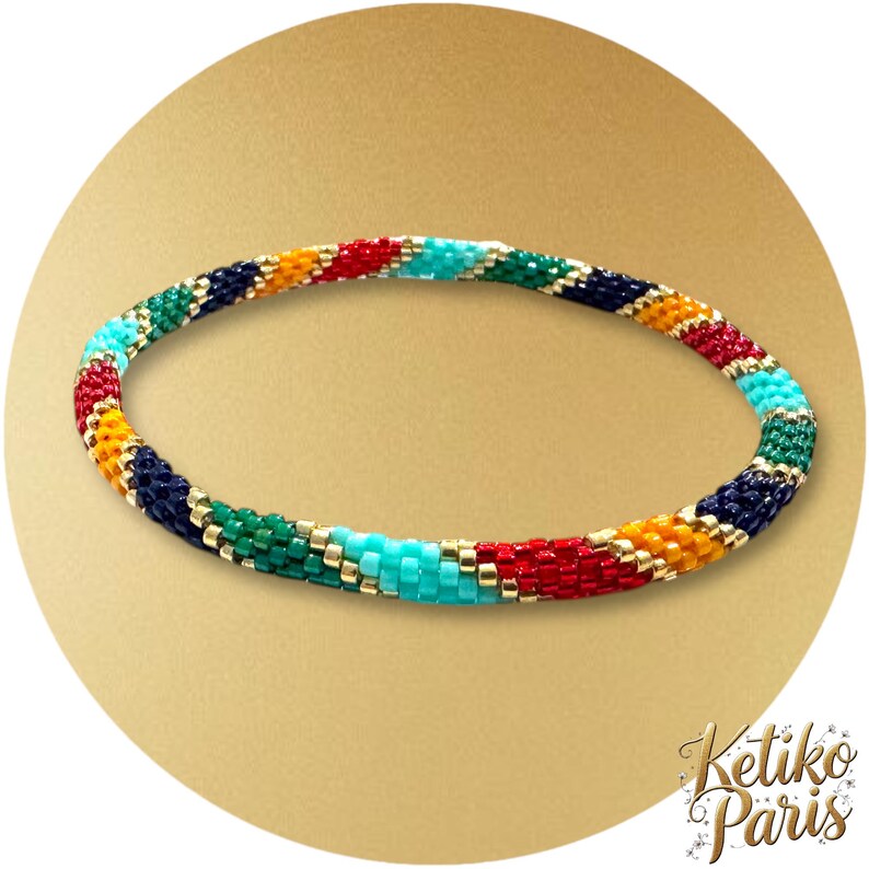 Carthage Pattern DIY CARTHAGE Peyote Patterns for Bangle (open or Closed) for Bracelet ...