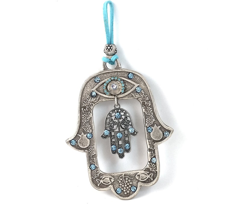 Hamsa Decor Hand Wall Hanging Hamsa Wall Luck Hamsa Hamsa Etsy Israel