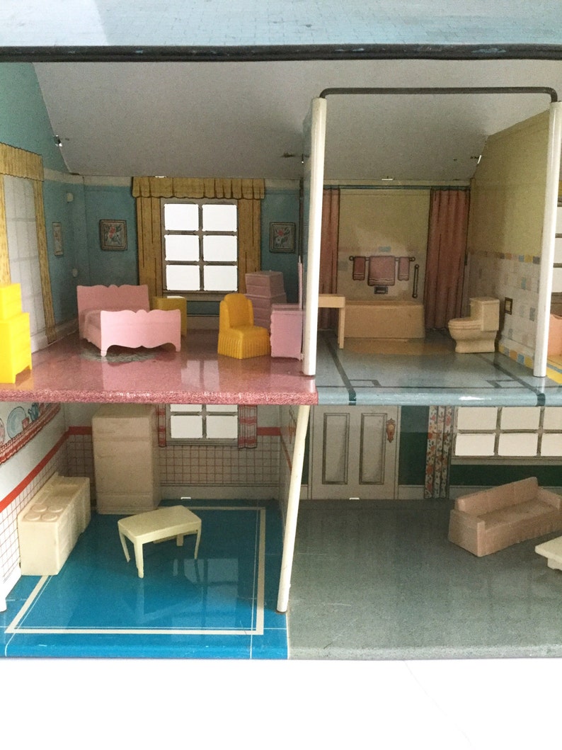 1940's metal dollhouse