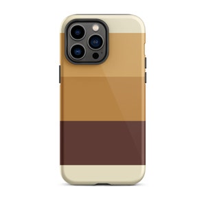 Brown Striped Palette iPhone case | Perfect for all recent iPhones iphone 11 iphone 12 iphone 13 and more