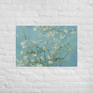 Almond Blossom Poster | Almond blossom, almond blossom print, almond blossoms art, almond blossom van gogh, almond blossom art
