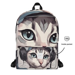 Anime Cat Style Backpack | Backpack for kids | Cool Backpack retro