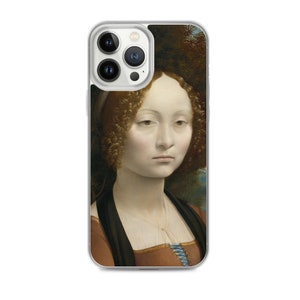 Coque iPhone Leonardo da Vinci Ginevra de&#39; Benci