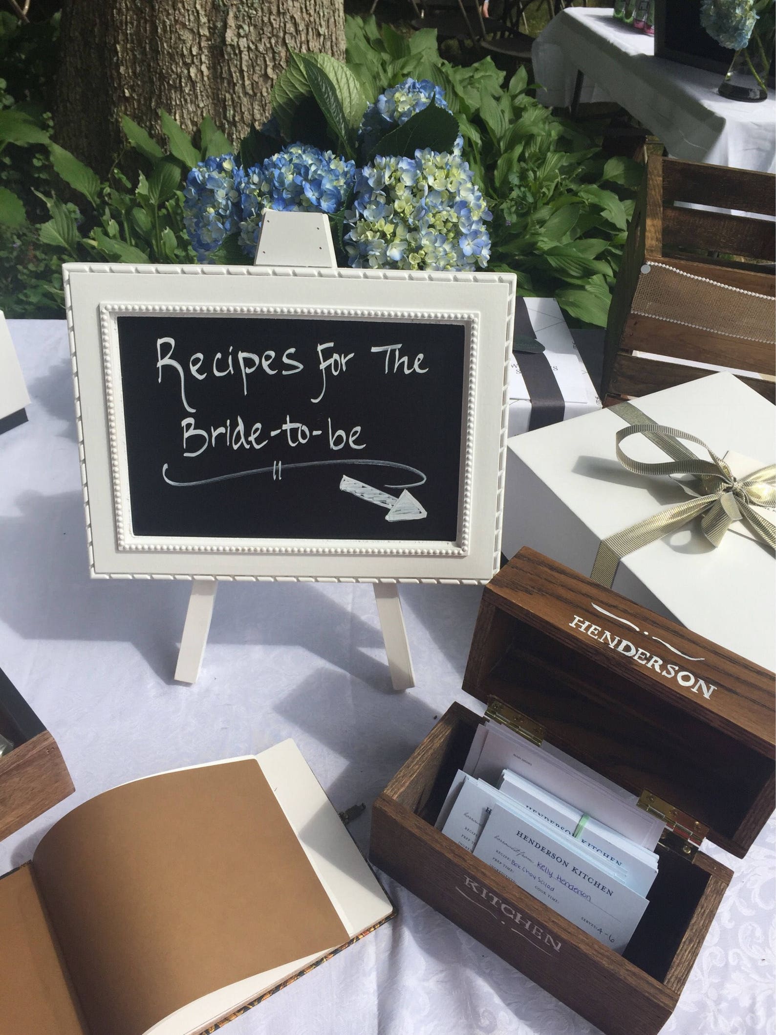 Recipe Box Bridal Shower Decor Kitchen Decor Etsy