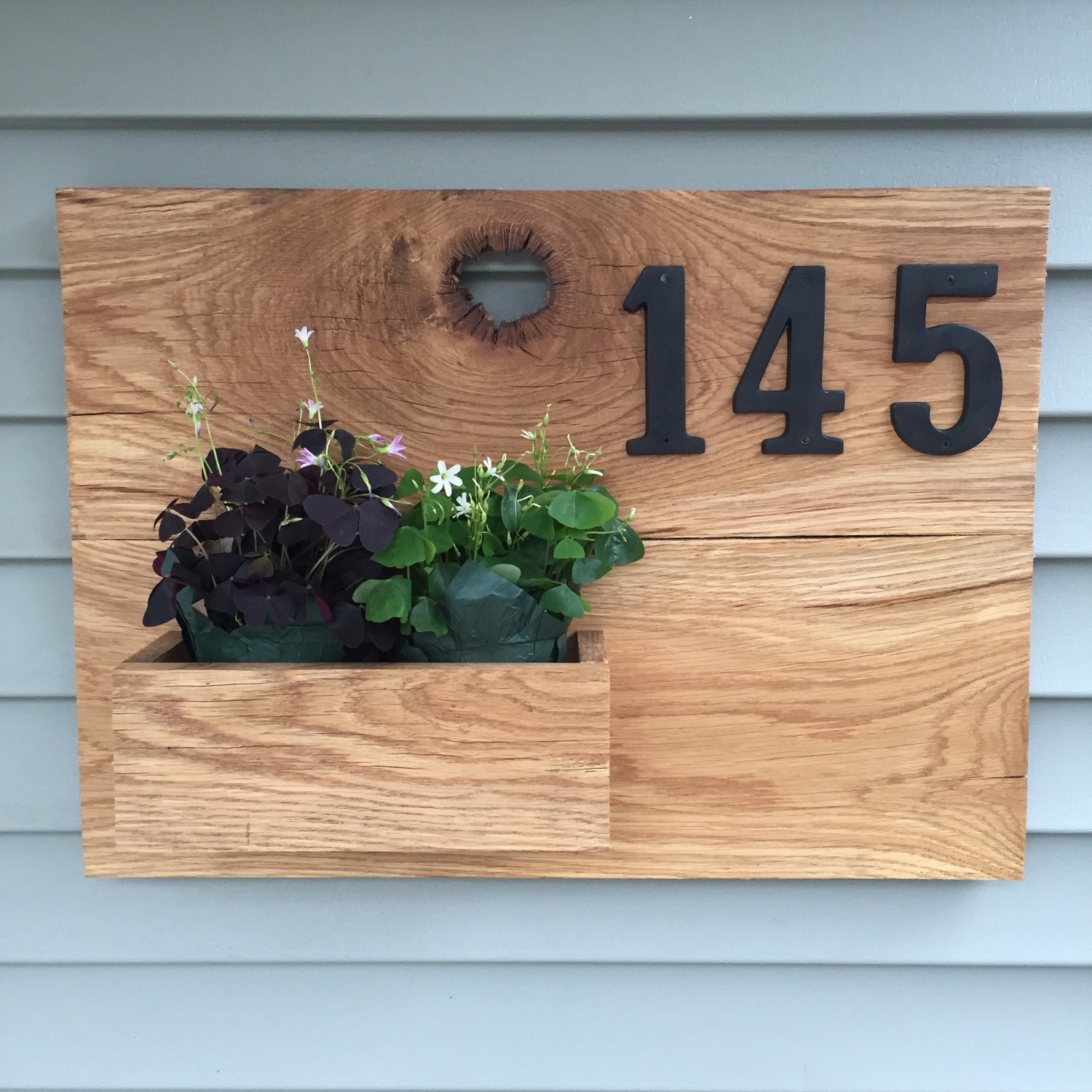 Address Planter Box. Address Plaque. House Numbers. Front Door Etsy