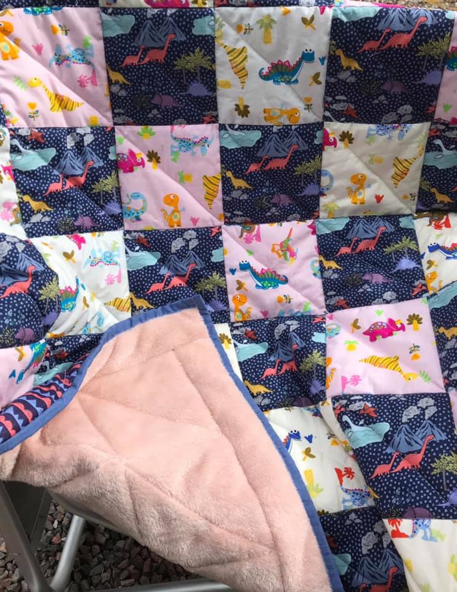 Dinosaur blanket patchwork quilt dinosaur nursery dinosaur Etsy.de