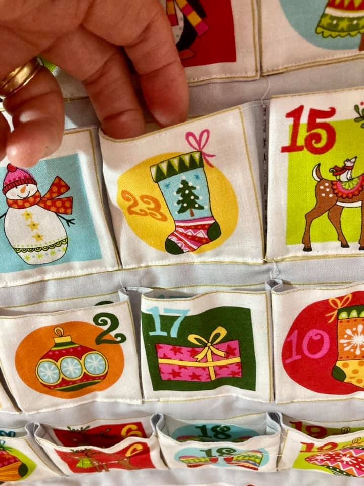 Reusable plastic free advent calendar with 24 fillable Etsy