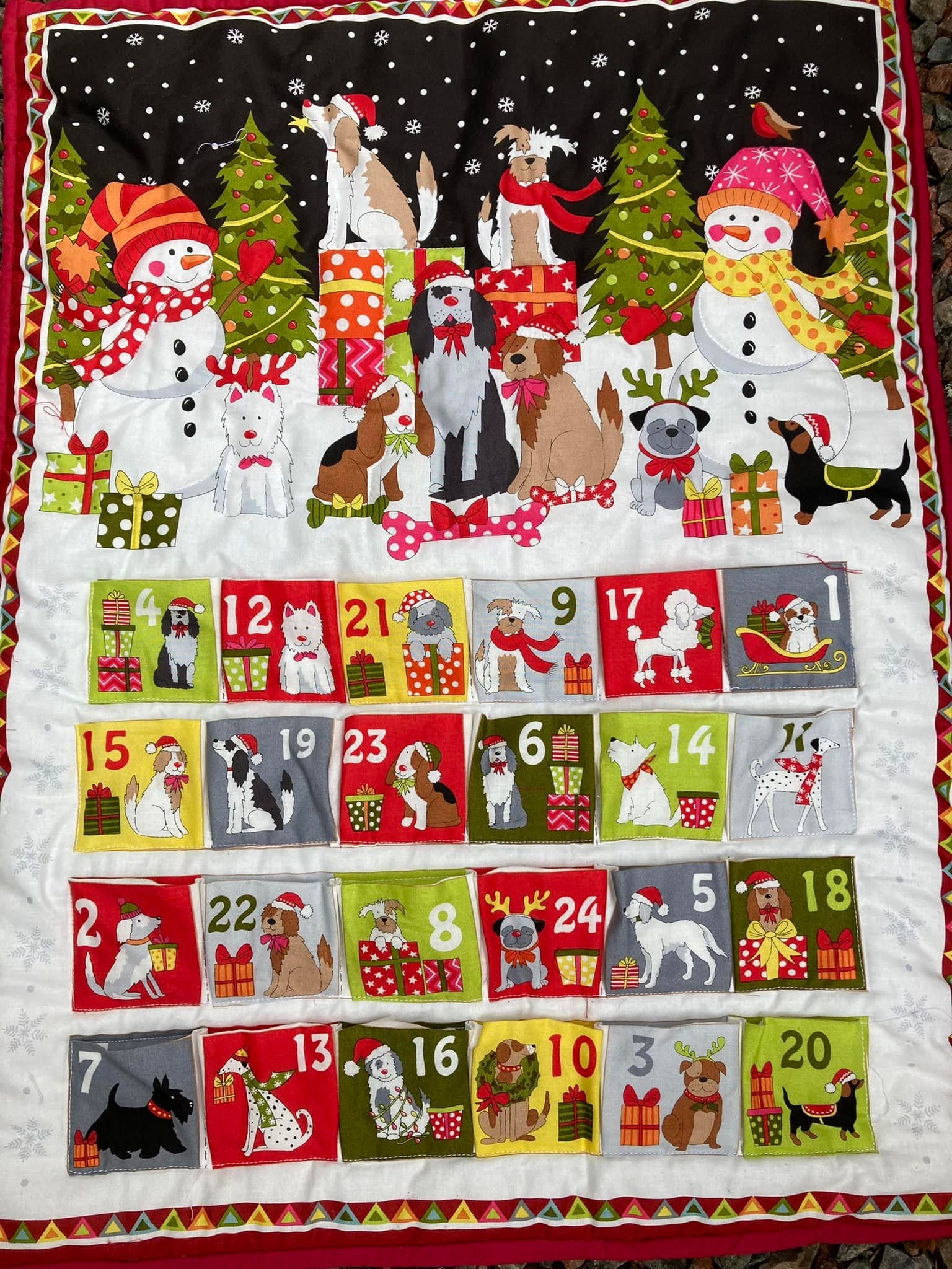 Dog Themed Advent Calendar. Countdown Christmas Christmas Etsy UK