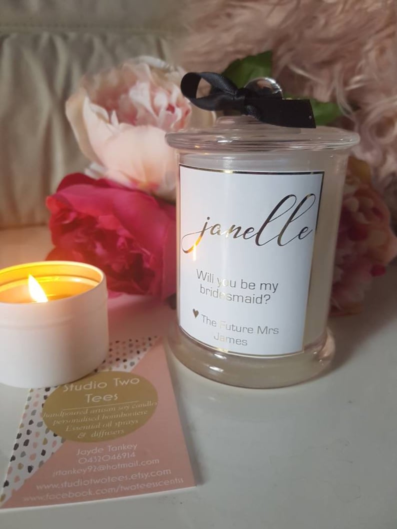 Wedding Favors Personalised Candles Soy Scented Candles Etsy Australia