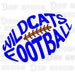 Wildcats svg,Wildcats paw,Wildcats football,SVG,EPS,DXF,wildcats cut file,cricut cut file,silhouette cameo , wildcat mascot ,wildcats