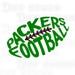 Packers football svg,football design SVG,DXF,PNG for use with Silhouette Studio and Cricut Design Space