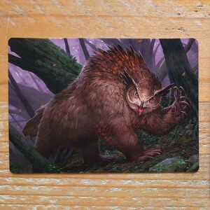 Carte d’art Owlbear
