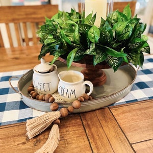 Everyday Greenery Mini Candle ring Wreath, Neutral greenery wreath, Farmhouse wreath, Cottagecore wreath, Mini Greenery wreath, Candle ring