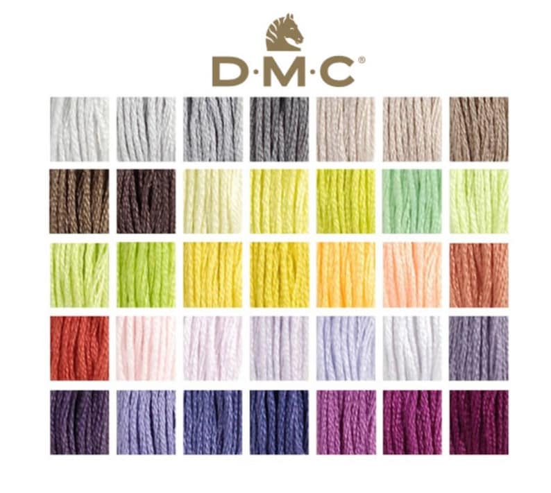 DMC Threads New Shades 01 35 // 8mtr Length // Cross Stitch Etsy