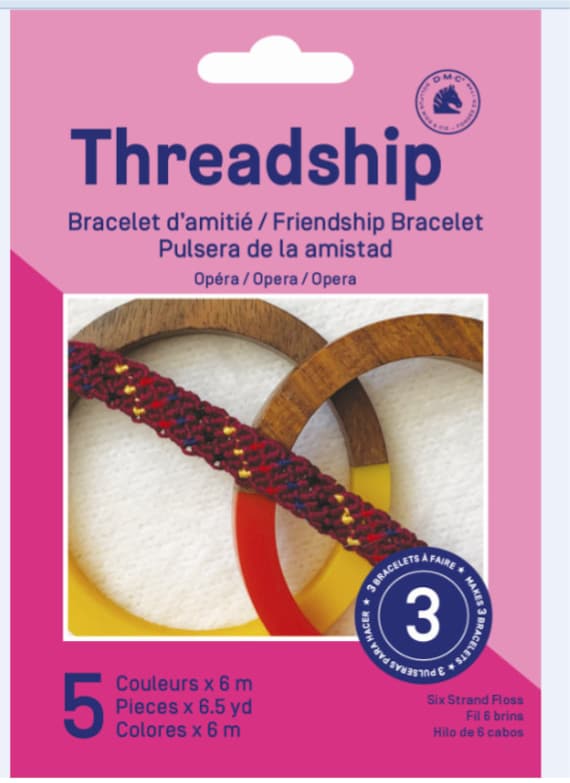 Girlz Squad Friendship Bracelet Maker Pre-Cut Threads (Craft Kit