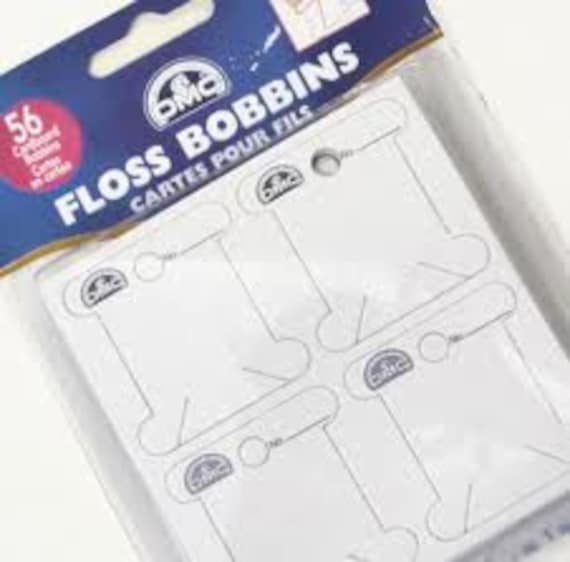 DMC Thread Bobbins Card Floss Bobbins // Thread Storage // | Etsy