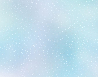 May include: A light blue background with a subtle gradient and a scattered pattern of white dots.