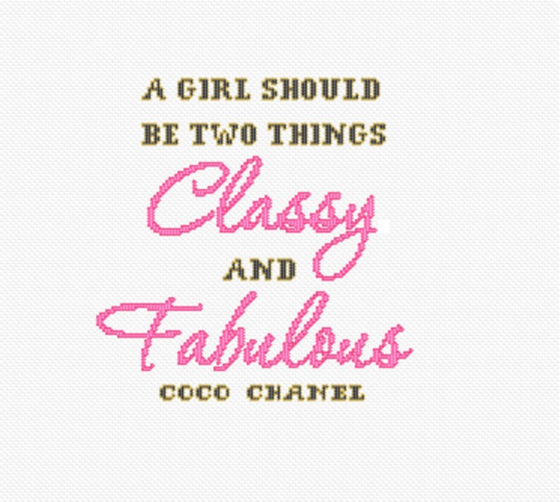 Classy & Fabulous PDF// Quotations // Typography // Subversive Etsy