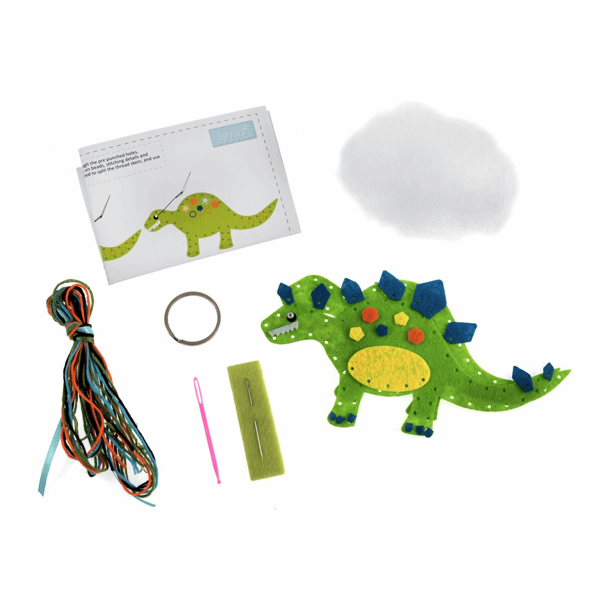 Make Your Own // Dinosaur Kit // Felt Dinosaur Kit // Etsy UK