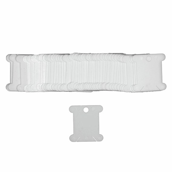 Thread Bobbins Plastic Floss Bobbins // Thread Storage // Floss Bobbins // Plastic Bobbins // Thread Bobbins // Cross stitch Storage