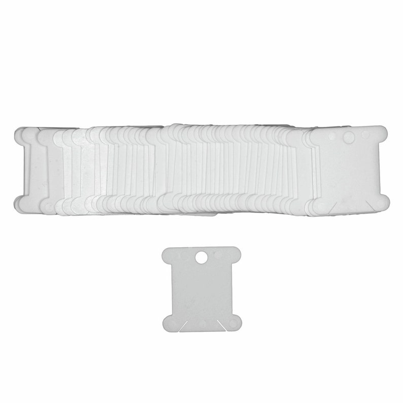 Thread Bobbins Plastic Floss Bobbins // Thread Storage // Floss Bobbins // Plastic Bobbins // Thread Bobbins // Cross stitch Storage image 1