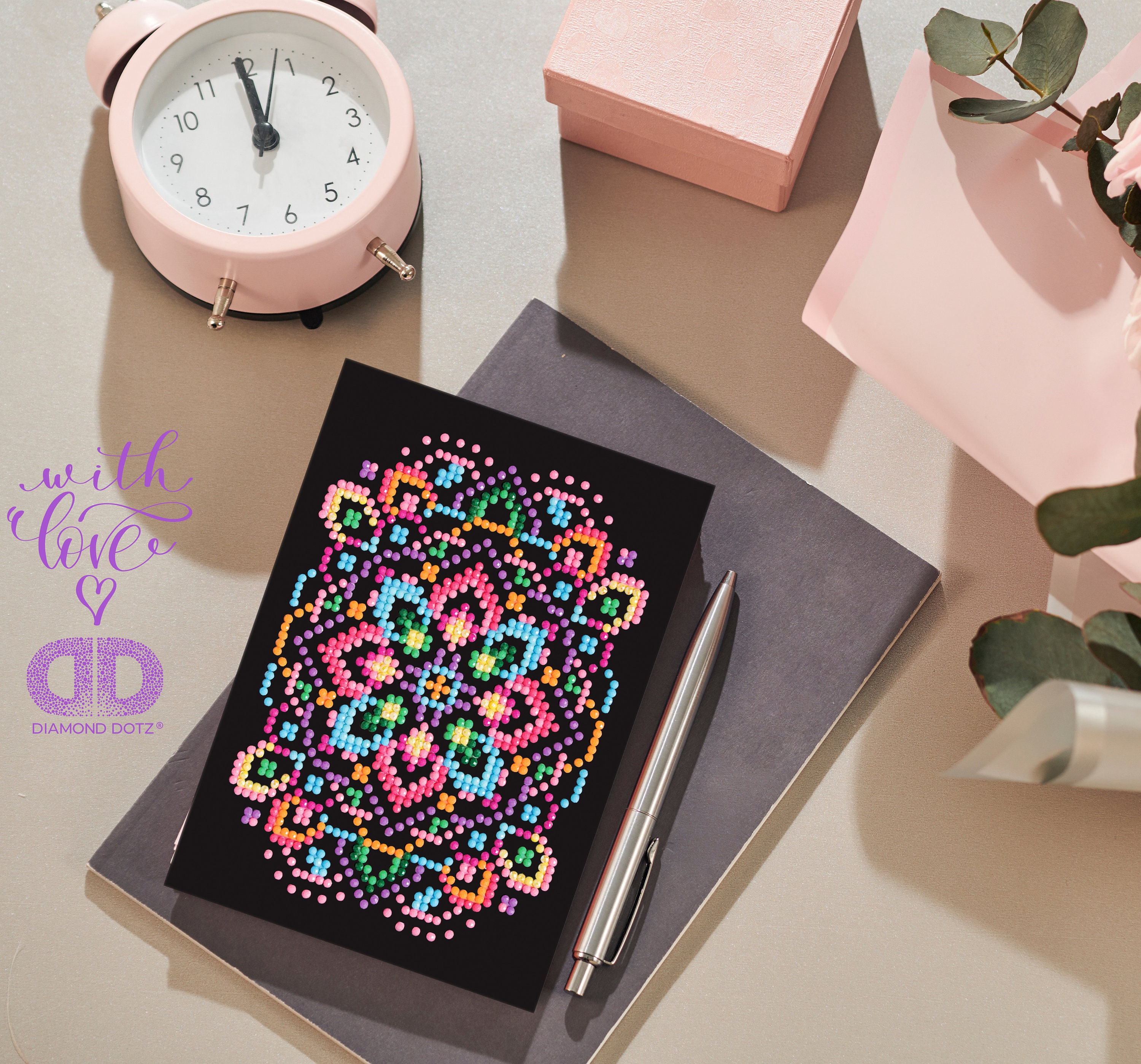 Diamond Painting Card Kit / Diamond Dotz Craft Kit / Blue Star Etsy UK