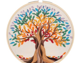 Trimits Embroidery Kit with Hoop: Tree of Life Trimits Embroidery Kit with Hoop: Tree of Life