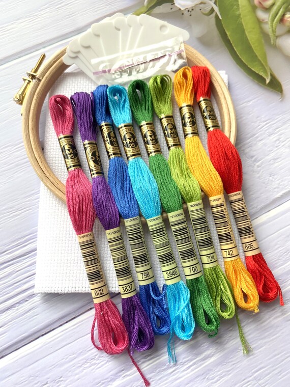 DMC Stranded Cotton Embroidery Thread Color 704 - Single Skein