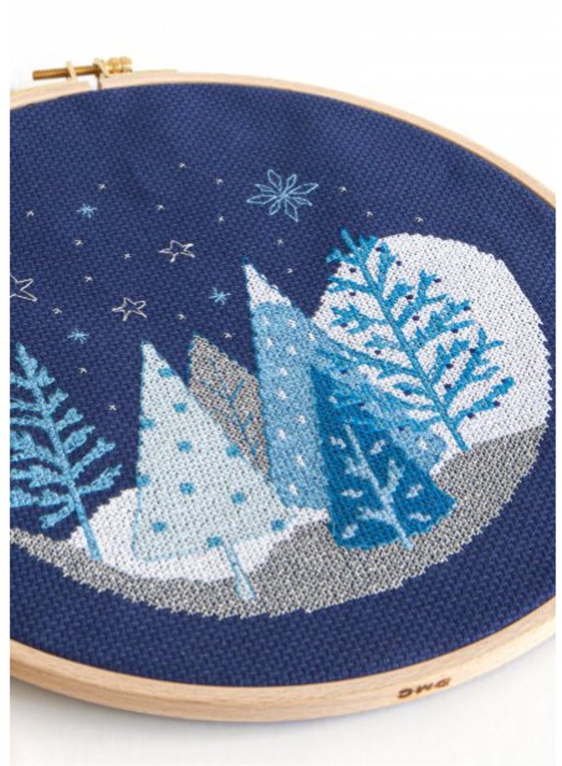 DMC 14 Count Navy Blue Aida // Cross Stitch Aida // Cross Etsy UK