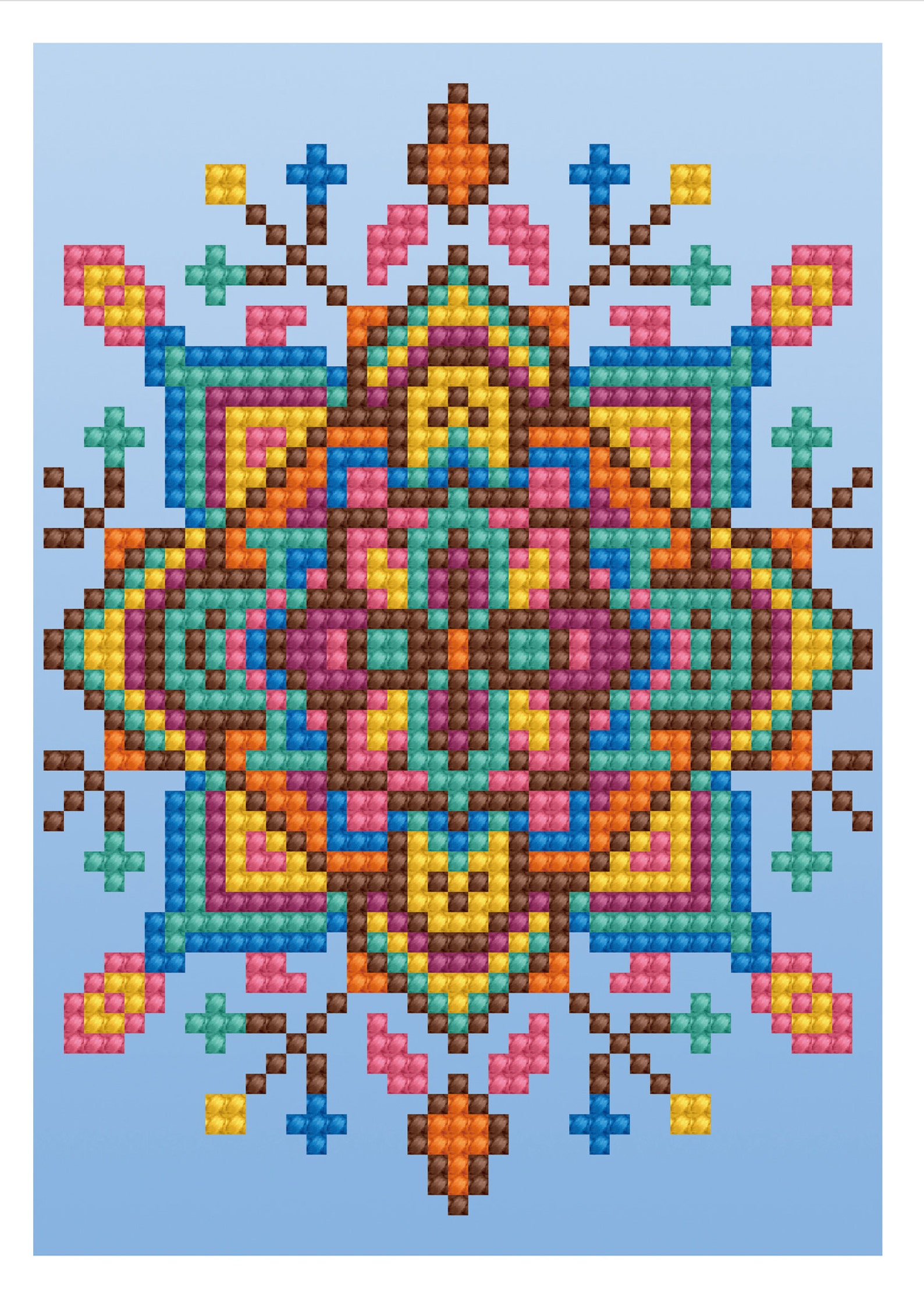 Diamond Painting Card Kit / Diamond Dotz Craft Kit / Blue Star Etsy UK