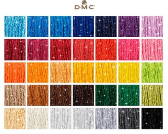 DMC Etoile Threads // PYO 1 // 8Mtr Skein // Cross Stitch Skein // Sparkle Cross Stitch Floss // Sparkle Embroidery Threads