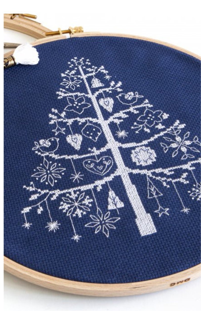 DMC 14 Count Navy Blue Aida // Cross Stitch Aida // Cross Etsy UK