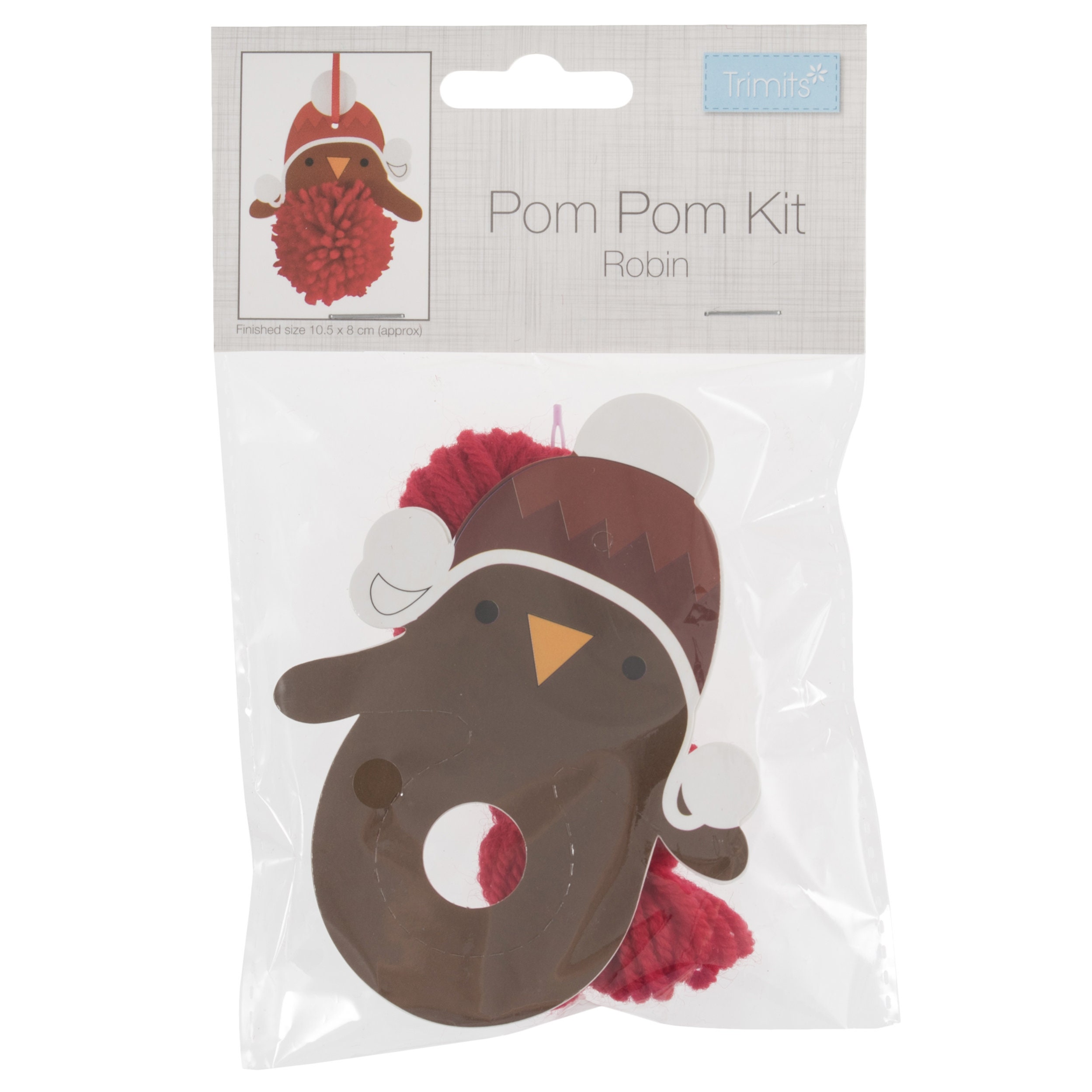 Mini Pom Pom Robin Craft Kit DIY Kit, Christmas Crafts, Christmas Decor,  Kids Crafts, Kids Stocking Filler, Craft Kit, Pocket Money Kits 