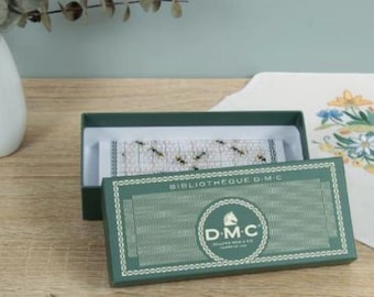 DMC Collector Box // Free Chart // Floss Box // Limited Edition DMC Box // Thread Box / Sewing Storage / Cross Stitch / DMC Keepsake Box