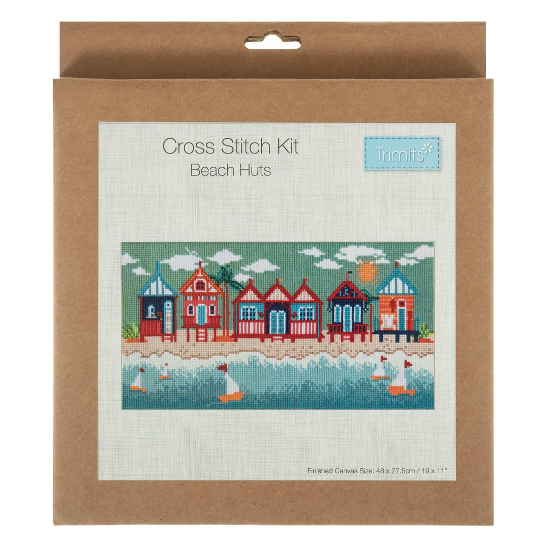 thumbnail image 2 of Trimits Counted Cross Stitch Kit – Christmas Designs, 11 Count, Festive Holiday Craft 2 of 4