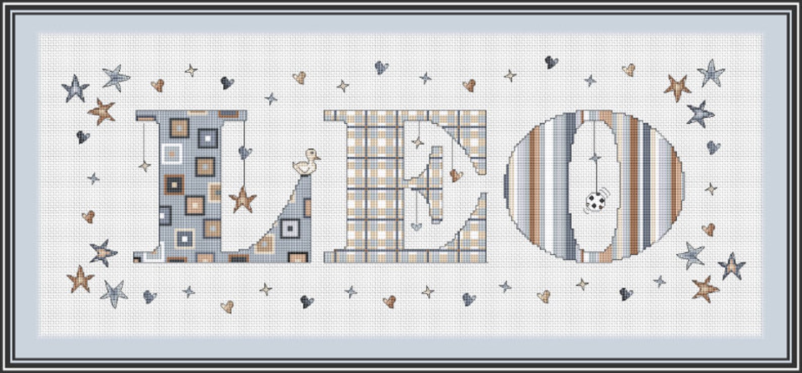 Complete Kit // Name Sampler // Boy //child// Kid // Baby Sampler ...