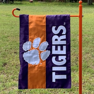 Colorful-Very Sturdy 15&quot;W Garden Flag Holder-Display your team flag with style- Your color choice-Powder Coated Finish-Your display & topper