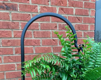 Shepherd Hook-Metal Very Sturdy - Powder coated Your Color Choice- Choose your Display/Base Option- Display Anywhere