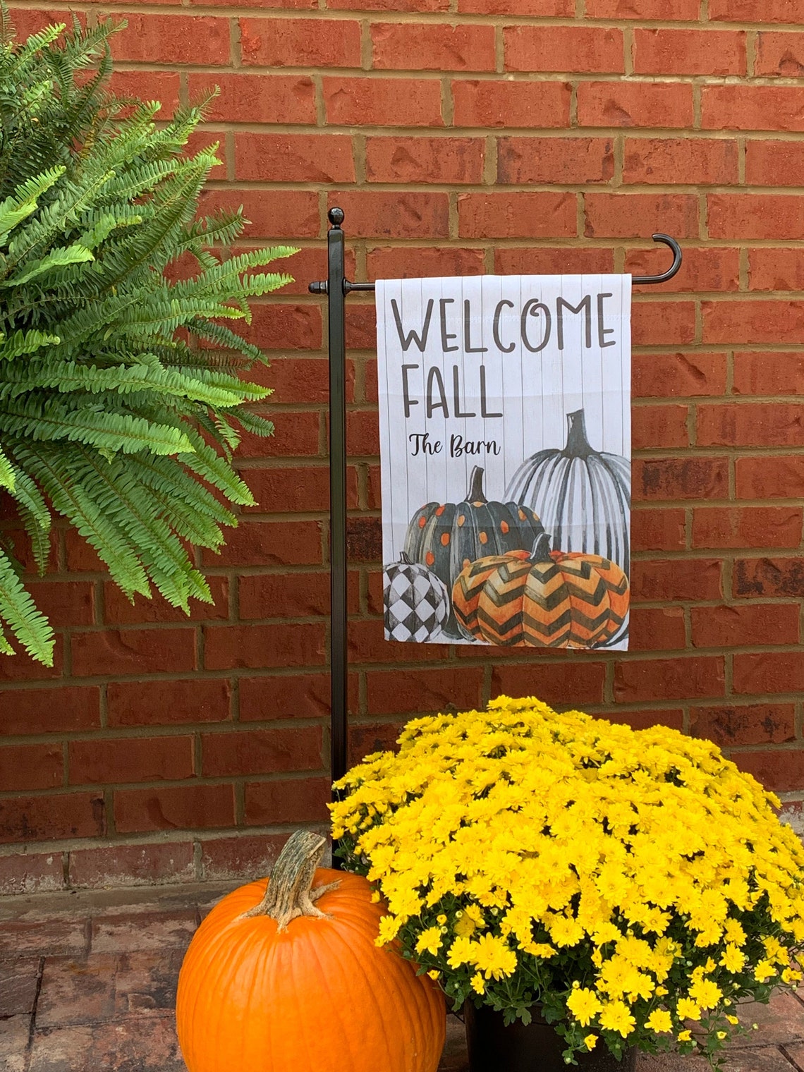 Very Sturdy Garden Flag Holderyour Color Choicebolt on Base Etsy