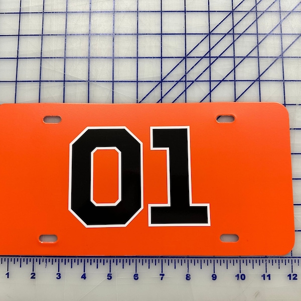 General Lee License Plate Etsy