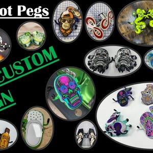 Foot Pegs-Design/Create Your Custom pair-Powder Coated Your color choice